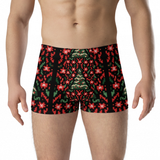 "Ugly" Christmas Sweater Print Boxer Briefs